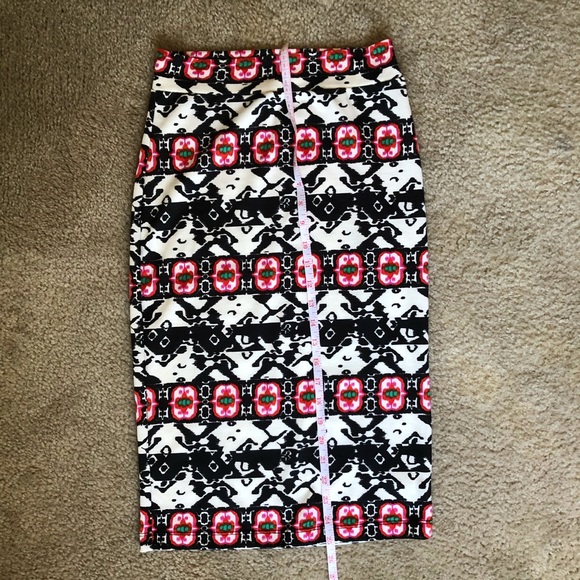 Renee C. Aztec Print Pencil Skirt - Picture 1 of 3